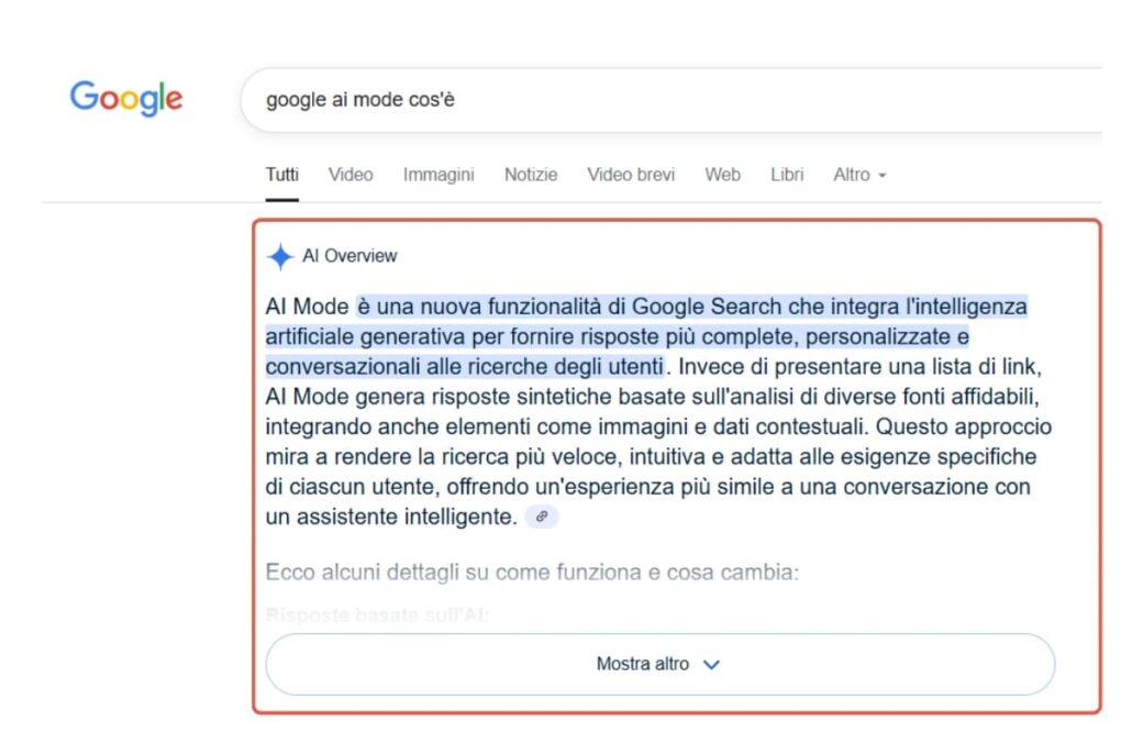 SEO per google ai overview